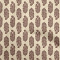 thumbnail image 1 of oneOone Polyester Spandex Light Beige Fabric Asian Block Print Traditional Floral Sewing Craft Projects Fabric Prints By Yard 56 Inch Wide, 1 of 4
