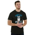 thumbnail image 4 of Best Llama Uncle Fathers Day Birthday Men's Graphic T Shirt Tees Brisco Brands M, 4 of 4