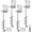18''-4Pack-2'' Blade, variant on 18''/24''/30'' Ground Anchors Screw In Earth Anchor Solid Steel With L Bracket For Trampoline Mobile Home Swing Set Shed Carport Tent Stakes Wider Helix & Chrome Plated Finish 2/4/6pcs