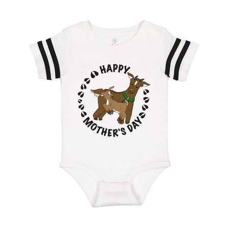 

Inktastic Happy Mother s Day with Cute Goats Gift Baby Boy or Baby Girl Bodysuit
