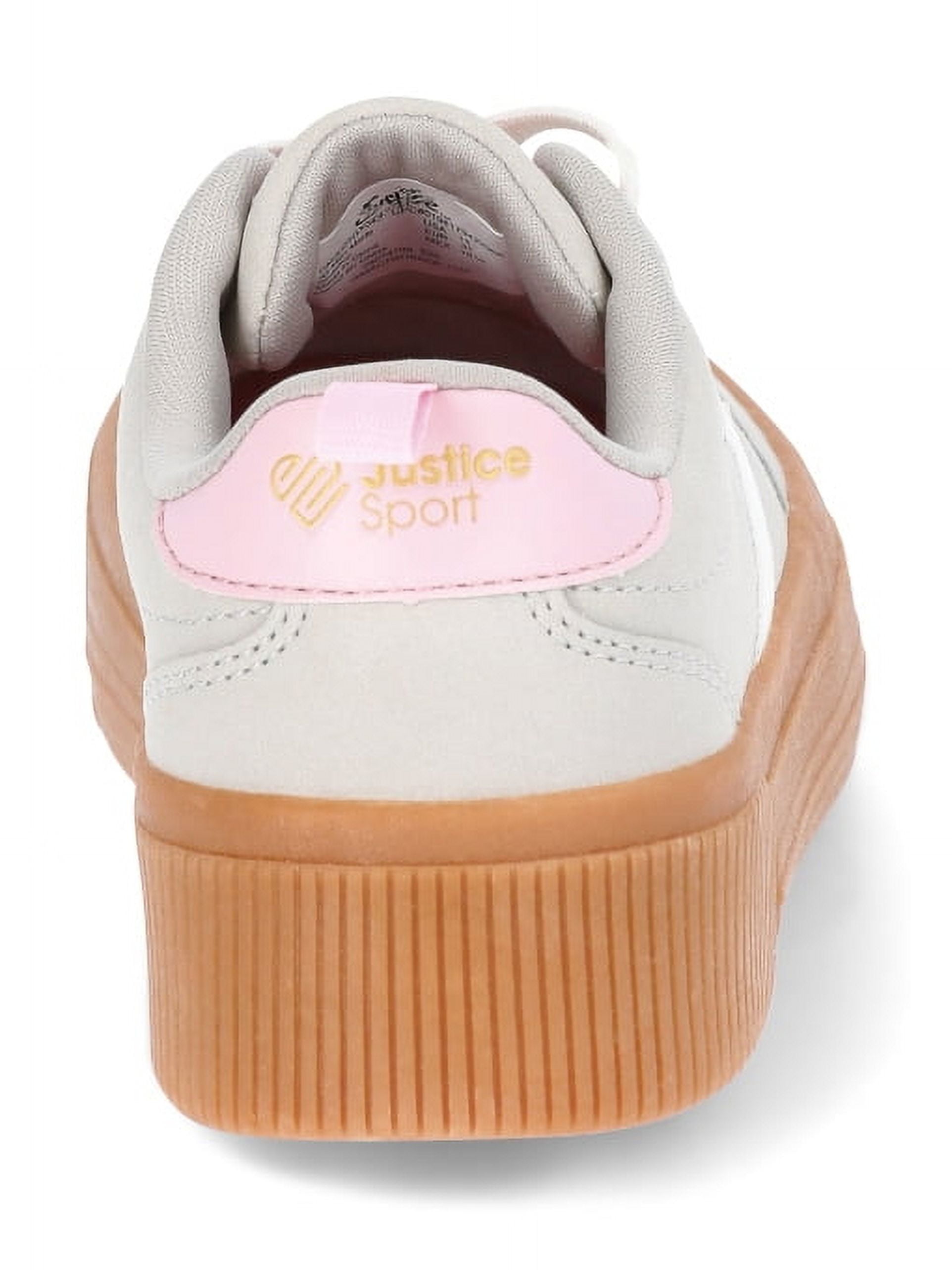 Justice Little Girl & Big Girl Platform Court Sneakers