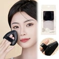 thumbnail image 1 of Triangle High Definite Black Powder Puff Dry Wet Use Non Eating Powder Concealer Makeup Holding Sponge Powder Air Cushion Beauty Egg, 1 of 7