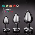 thumbnail image 2 of Tapón anal de metal sexy para adultos, para la parte trasera del cuerpo, para hombres y mujeres, productos sexuales, dilatador, productos sexuales para coquetear, 2 of 3