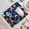 thumbnail image 2 of Football Gaming Mousepad Mouse Mat Desk Mat - Square, 8.3x9.8 Inch, Non-Slip Rubber Bottom, Printed, Suitable for Office and Gaming, 2 of 6