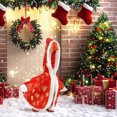 thumbnail image 3 of Christmas Goose Outfit Handmade Porch Goose Santa Outfits Cute Goose Clothes for 23" Goose Halloween Christmas Outdoor Patio Yard Lawn Art, 3 of 6