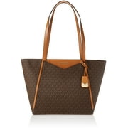 Michael Kors Whitney Ladies Large Brown Leather Tote Bag 30S8GN1T3B-200