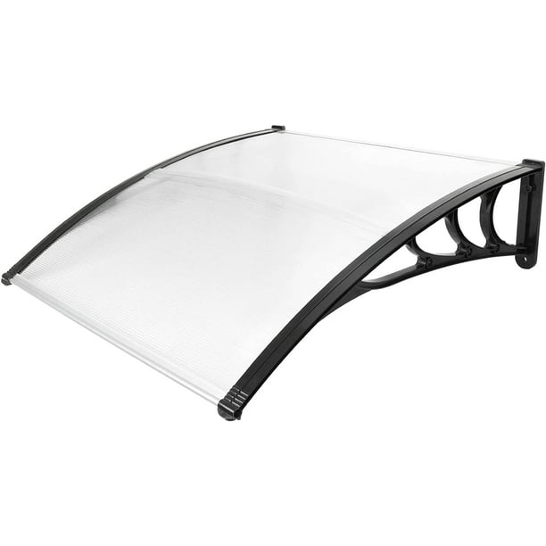 40" x 40" Window Awning Door Canopy, Modern Polycarbonate Front Door