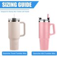 thumbnail image 3 of LAICAIW Bol à Collations pour Stanley 40 oz Tumbler, Plateau de Rangement Réutilisable pour Bonbons Plateau à Noix Boîtes avec 4 Compartiments pour Nourriture Plateau Topper Porte-Gobelet pour Accessoires Stanley Cup, 3 of 7