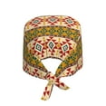 thumbnail image 2 of Cauagu Aztec Pattern 1 Pcs Working Caps,Adjustable Working Hats Elastic Scrub Hats Nurse Scrub Cap Nurse Hats Elastic Tie Back Hats Unisex,One Size, 2 of 7