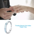 thumbnail image 4 of Sonducket Anillo aerodinámico para hombres y mujeres, ceremonia, fiesta, banquete, Camping, senderismo, anillos, decoración de mano de cobre, joyería, Ropa, zapatos y accesorios Miscelánea Sonducket AP015607-00, 4 of 6