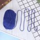 thumbnail image 2 of 50g Milk Cotton Yarn Cotton Chunky Hand-woven Crochet Knitting Wool Yarn Warm Yarn for Sweaters Hats Scarves DIY (Blueviolet), 2 of 3