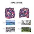 thumbnail image 7 of Naloa Skull colorful flower daisy Beanie for Men Women Knitted Unisex Winter Hat Beanies Cap Knit Cuffed Beanies Hats, 7 of 7