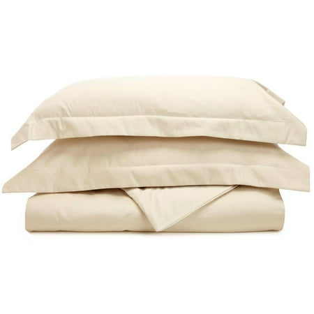 Superior 1500 Thread Count Single-Ply Egyptian Cotton Solid Duvet Cover Set