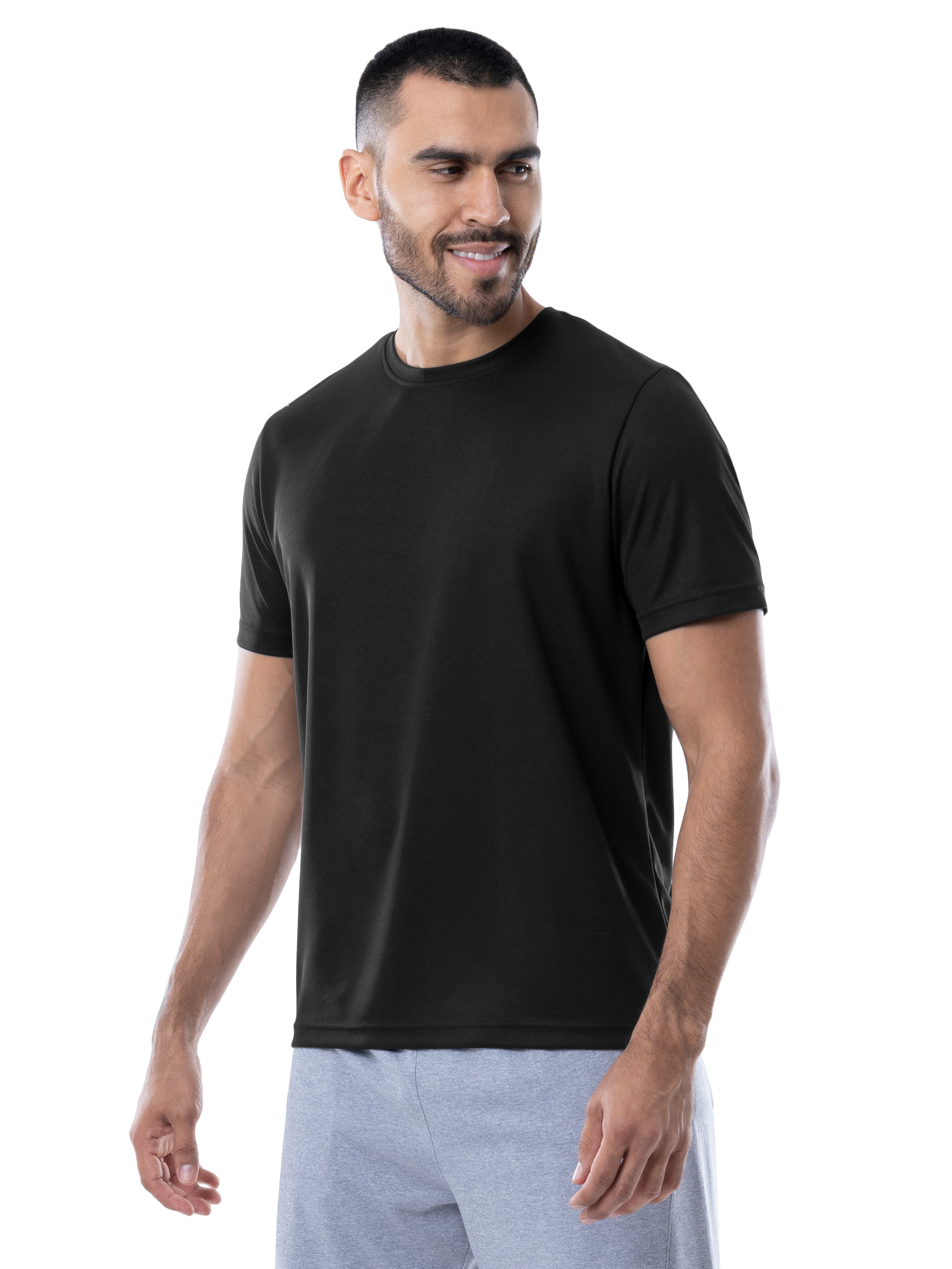 Camiseta básica de manga corta para hombre y tallas grandes, tallas XS-4XLT 4