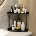 thumbnail image 3 of 2-Tier Metal Corner Countertop Organizer, Sturdy Bathroom & Vanity Shelf with Guardrails, Space-Saving Storage for Kitchen, Bathroom Essentials, 3 of 7