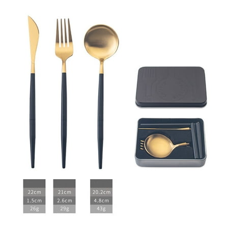 

Symmdiet 3pcs/4pcs Removable 304 Stainless Steel Portable Cutlery Set Camping Tableware Chopsticks Spoon Folding Set Folding Tableware