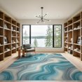 thumbnail image 2 of ODIKA Pvc Abstract Bottom Composition Boho Inspired Splicing Furnishing for Great Room, Indoor Open Concept, Large Living Low Profile Flatwoven, 2 of 7