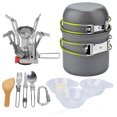 thumbnail image 1 of Portable Camping Pot Set Aluminum Alloy Pot Foldable Stove Stainless, 1 of 8