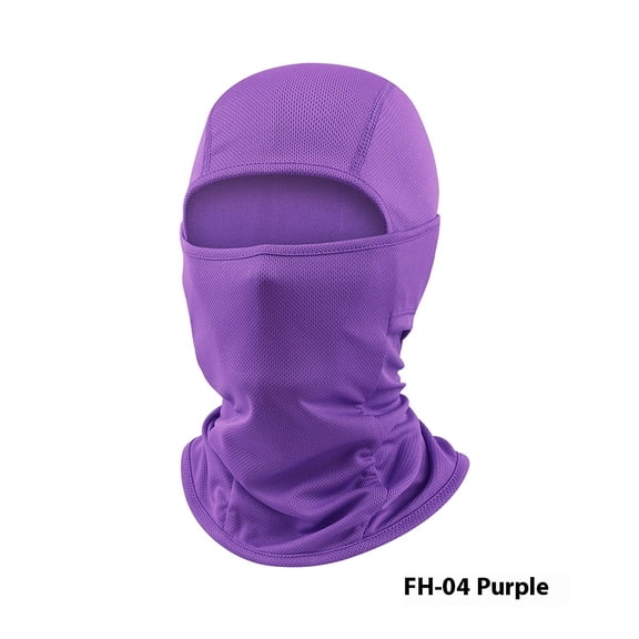 Ski Mask for Men Women, Face Cover, Mask UV Protector Lightweight for Motorcycle Snowboard-Purple