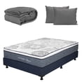 thumbnail image 1 of Colchón Matrimonial Restonic Ghana + Box + Almohadas 2Pack + Edredón, 1 of 8