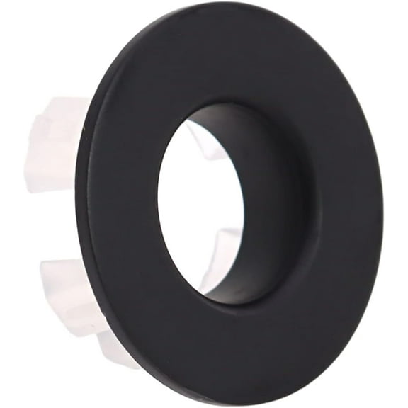 Black Brass Basin Sink Overflow Cover Insert Hole Trim Cap Ring Kitchen Sink Decoration Spare Hole Insert Replacement