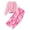 Tie Dye-rose&pink, variant on Arshiner Girls 2 Piece Casual Outfits Twist Front Long Sleeve Sweatshirt & Wide Leg Pants with Pockets Sweatsuit Set