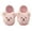 A-Pink138, variant on Toddler Socks Baby Boys And Girls No-Show Fluffy 3D Bear Design Soft Ankle Socks For Crawling Walking Cozy Socks