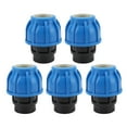 thumbnail image 3 of Conectores rápidos con rosca hembra G1/2 para tuberías de agua, diseño de paso recto, kit de plomería de 5 piezas de 32 mm, 3 of 8
