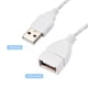 thumbnail image 2 of Cable USB Uxcell con interruptor ON/OFF, USB macho a hembra, extensión de 1M, blanco, para lámpara de escritorio LED, tira LED, 1 pieza, 2 of 5