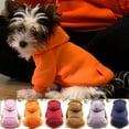 thumbnail image 3 of Limei Pet Clothes, Dogs Hooded Sweatshirt with Pocket Warm Soft Sweater Coat Winter Costume for Puppy Small Medium Dogs, 3 of 7