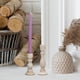 thumbnail image 5 of Candelabros de madera rústica, candelabros decorativos para granja, 4 Uds., 5 of 5
