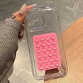 thumbnail image 3 of Phone Case For iPhone 15 14 Pro Max Plus 11 12 13 Pro 7 8 Plus XR X XS SE2 3D Suction Cup Airbag Transparent Shockproof Cover, 3 of 7