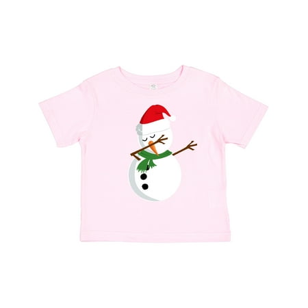

Inktastic Dabbing Snowman Boys or Girls Toddler T-Shirt