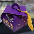 thumbnail image 1 of Dusknt New Arrivals! [2025 Graduation Season] Hat Candy Box | Creative Bronzing Doctor Hat Box | Graduation Back | Souvenir | Customized Greeting Card + Rafite, 1 of 4