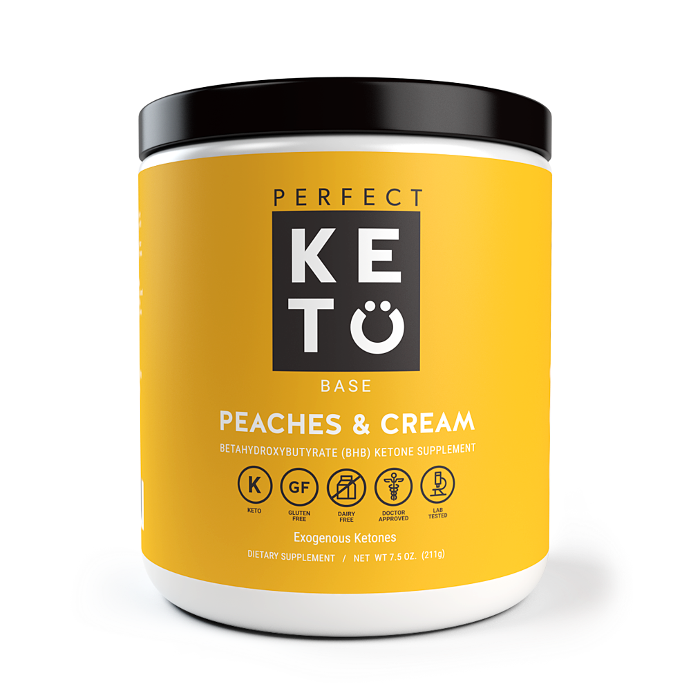 PerfeCt Keto Peaches & Cream Exogenous Ketones Dietary Supplement, 7.5