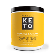 PerfeCt Keto Peaches & Cream Exogenous Ketones Dietary Supplement, 7.5 Oz