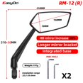 thumbnail image 1 of Espejo retrovisor para manillar de bicicleta EasyDo Tan Jianjun unisex, 1 of 2