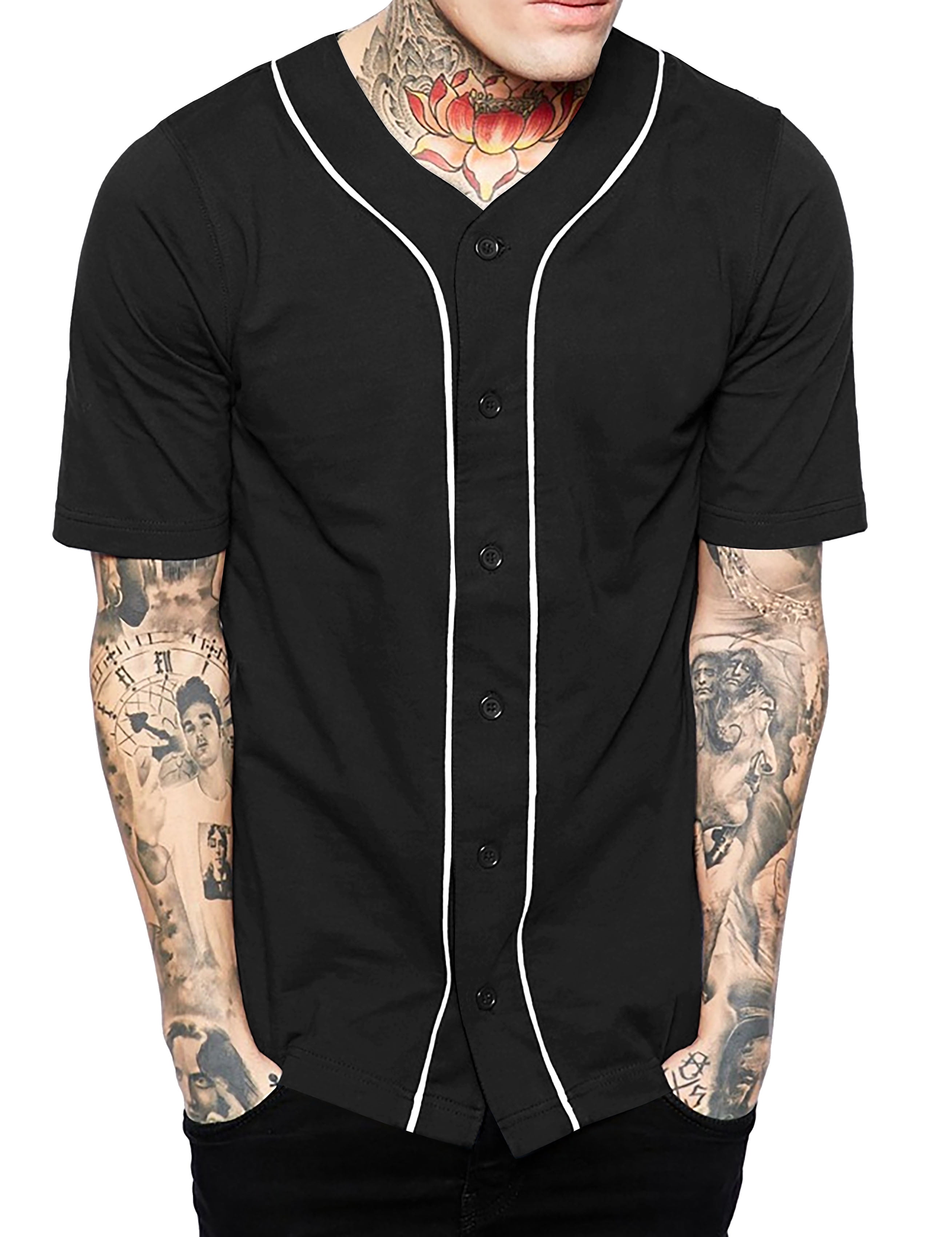 baseball button shirt