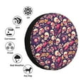 thumbnail image 4 of Logiee music Skull record Guitar Print Spare Tire Cover, Universal Wheel Protectors,Waterproof Dust-Proof UV Sun Wheel Tire Cover,Fit for SUV, RV, Travel Trailer, Truck-14 inch, 4 of 6