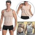 thumbnail image 1 of Gynecomastia Compression Shirt For Men - Waist Trainer Body Shaper Underwear, 1 of 5