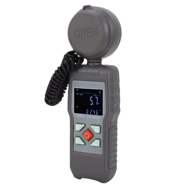 Luxómetro Digital, Sensor Giratorio De 360 grados, Medidor De Luz Digital De Alta Precisión 200000LX Para Hotel