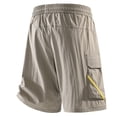 thumbnail image 3 of IhhxPro Big & Tall Men's Outdoor Cargo Shorts Elastic Waist Quick Dry Men with Multi-Pockets Work Summer Casual Loose Fit Cotton Hiking Travel M-4XL, 3 of 5