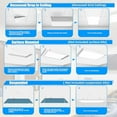 thumbnail image 6 of 2 Pack,2x4 FT LED Flat Panel Light,2x4 LED Light Fixture,2x4 LED 7800 Lumens,2x4 LED Panel 5000K Daylight White Color,110-277V,LED Panel Ceiling Light,Recessed Edge-Lit ETL Listed LED Panel 2x4, 6 of 6