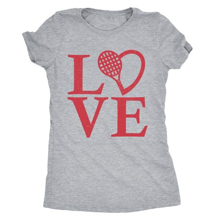 - Womens Love Tennis Tshirt Cool Sports Athlete Tee For Ladies