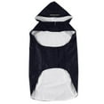thumbnail image 1 of Xiao Hua Chubasquero impermeable para perros, reflectante, ligero y con capucha tipo poncho (XL, negro), 1 of 4