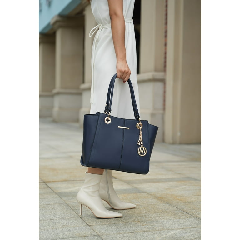 MKF Collection Ivy Vegan Leather Women's Tote Handbag with Wallet by Mia K., 2-Piece, Brown - Walmart.com MKF Collection Ivy Vegan Leather Women's Tote Handbag with Wallet by Mia K., 2-Piece, Brown - Walmart.com