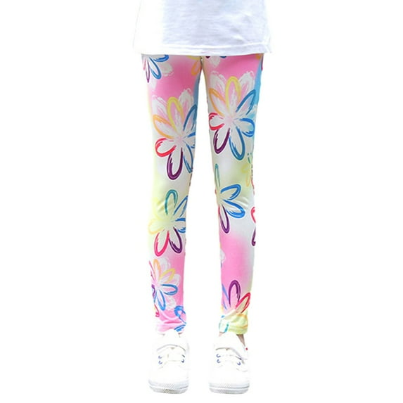 Toddler Baby Girls Leggings Little Girl Footless Thin Stretch Pants Kids Soft Printed Legging 1-9 Years