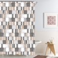 thumbnail image 2 of ITY International - Rideau de Douche en Polyester, 71 Pouces x 71 Pouces, Gris, 2 of 2