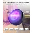 thumbnail image 3 of Black Uv Light Portable Ultraviolet Lamp Handheld Ultraviolet Cleaning Light Pocket Design With Back Adhesive For Home Travel Office Daily Necessities, 3 of 4