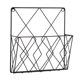 thumbnail image 2 of Estante de metal para guardar periódicos, libros y revistas, ideal para dormitorio y estudio. Negro, 2 of 9